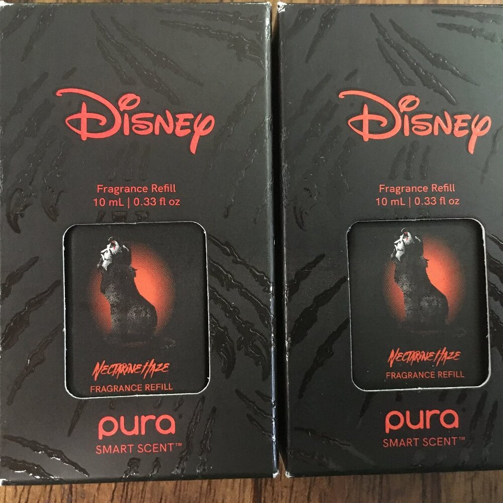 RARE - Pura Disney SCAR Fragrance Scent Refills - Nectarine Haze x 2